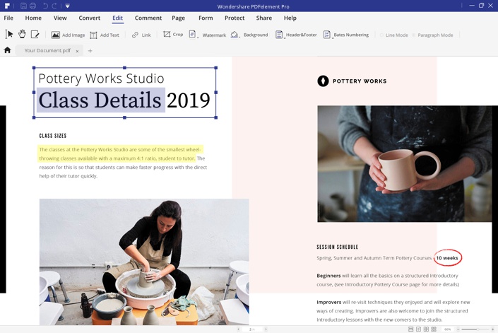 edit pdf