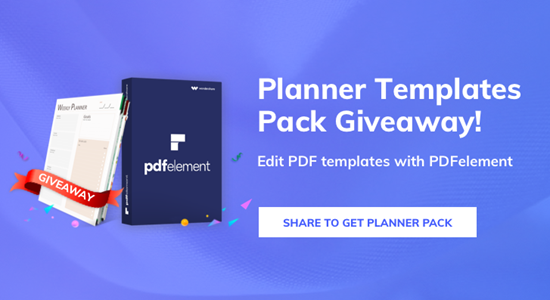 planner giveaway