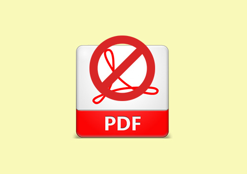 can't open pdf