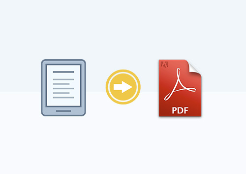 How to Convert Kindle to PDF