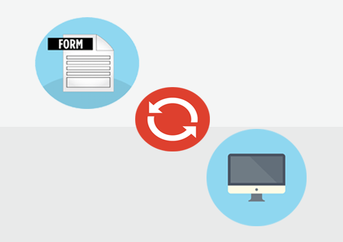 Convert Paper Form to Computer without Re-Writing