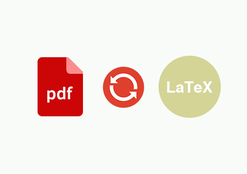 Как конвертировать PDF в LaTeX