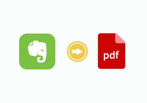 can evernote export to pdf