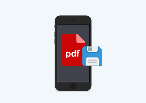 how to save photo as pdf on iphone