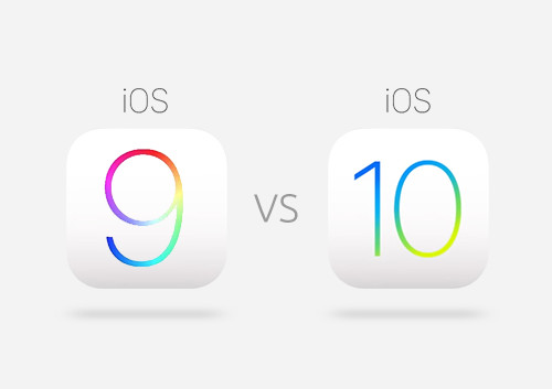 iOS 10 vs iOS 9