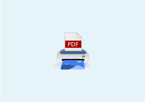 Шаги для печати PDF в виде изображения
