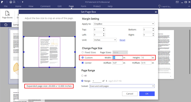 how to change pages document to pdf