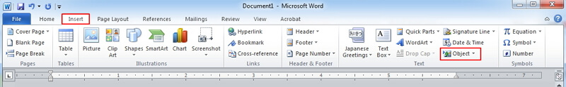 how do i insert a pdf into a word document