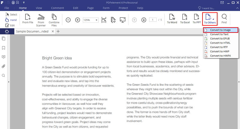 insert pdf into word document grainy image