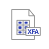 دعم ملفات PDF مبنية على XFA