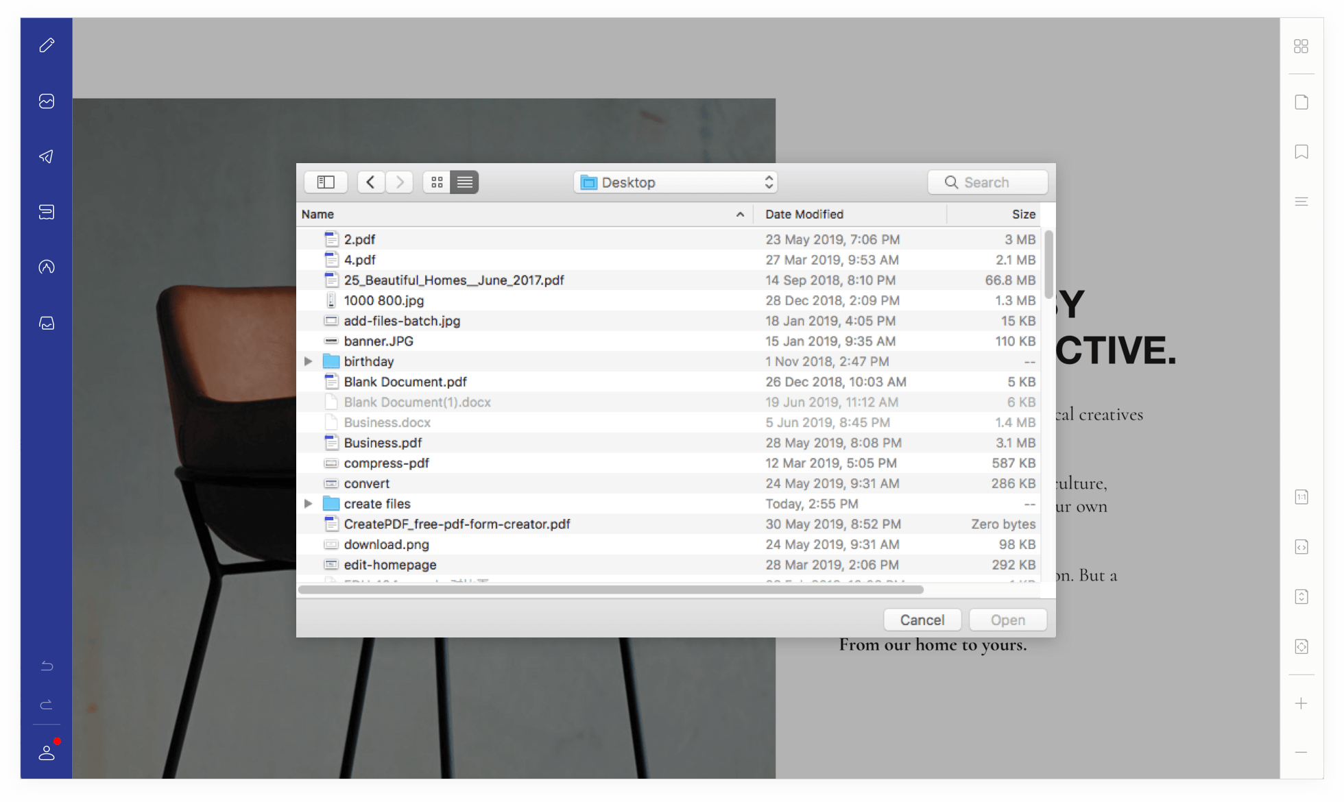 create pdf