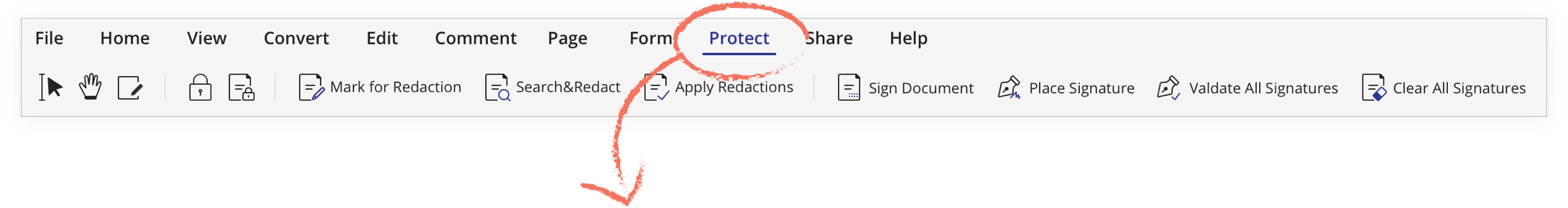 protect pdf icon