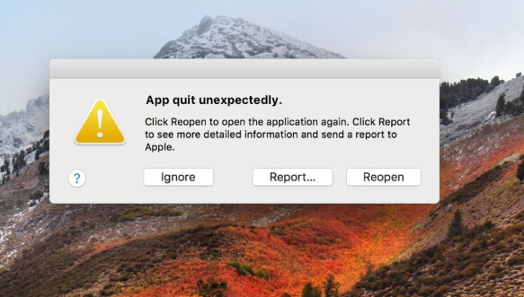 where are app crash files for app on mac