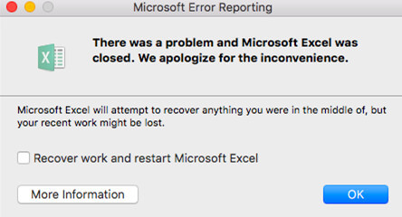 Microsoft Error Reporting Mac Not Responding