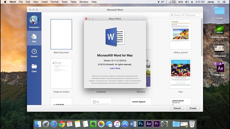 microsoft office for mac os 10.9
