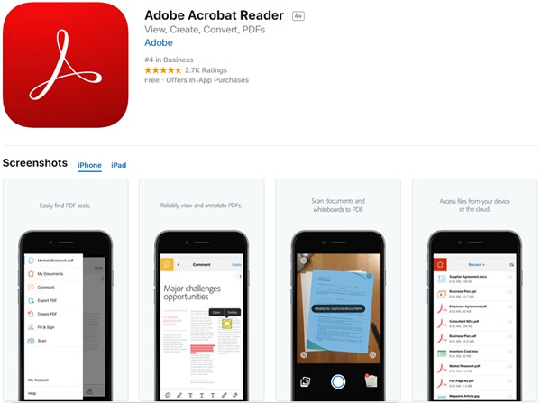 can you download pdf on iphone
