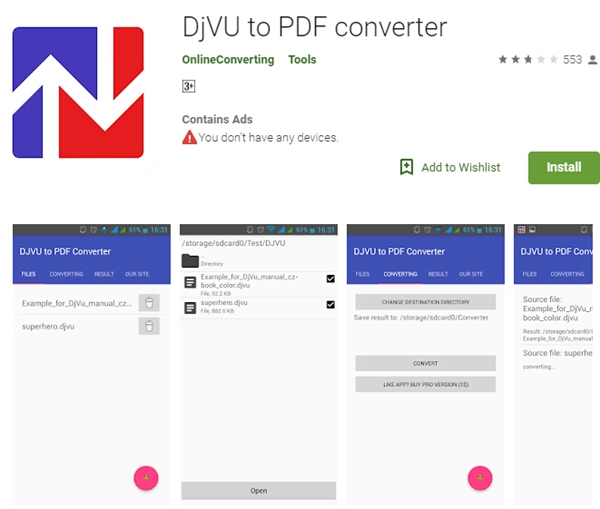 djvu to pdf converter free download