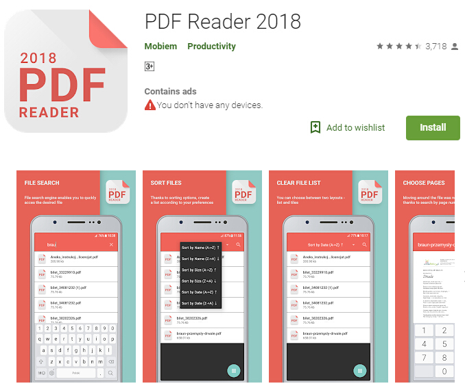 android pdf reader text to speech free