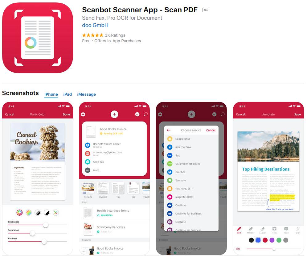 iphone pdf scanner app