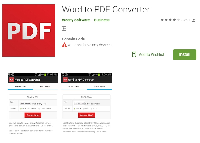 word to pdf converter 100 free online