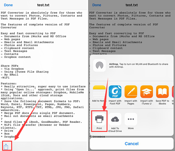 How To Convert Text To Pdf On Iphone