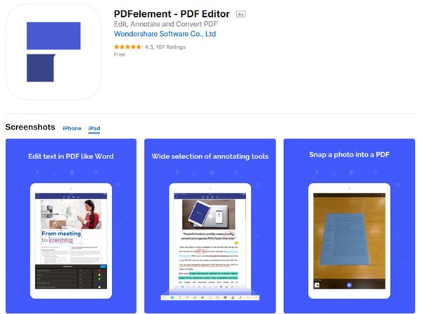 best pdf editor for ipad free