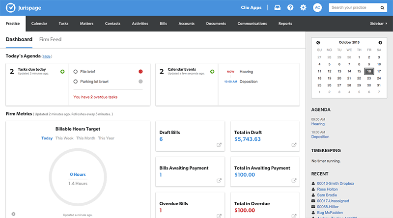 legal practice management software