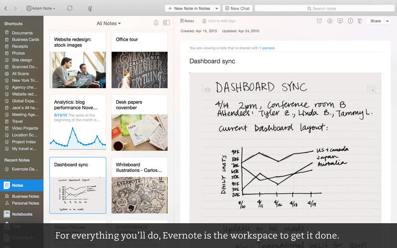 going paperless with evernote