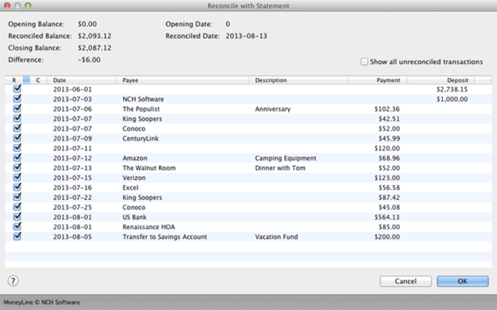 personal finance software applications