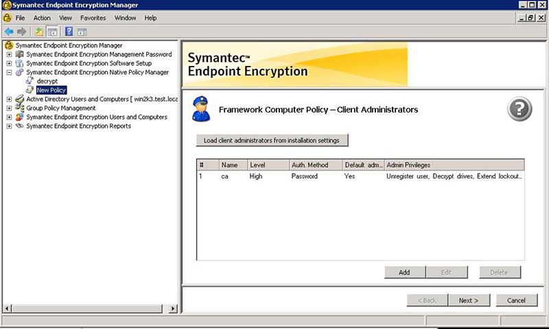 remove symantec endpoint protection from management console