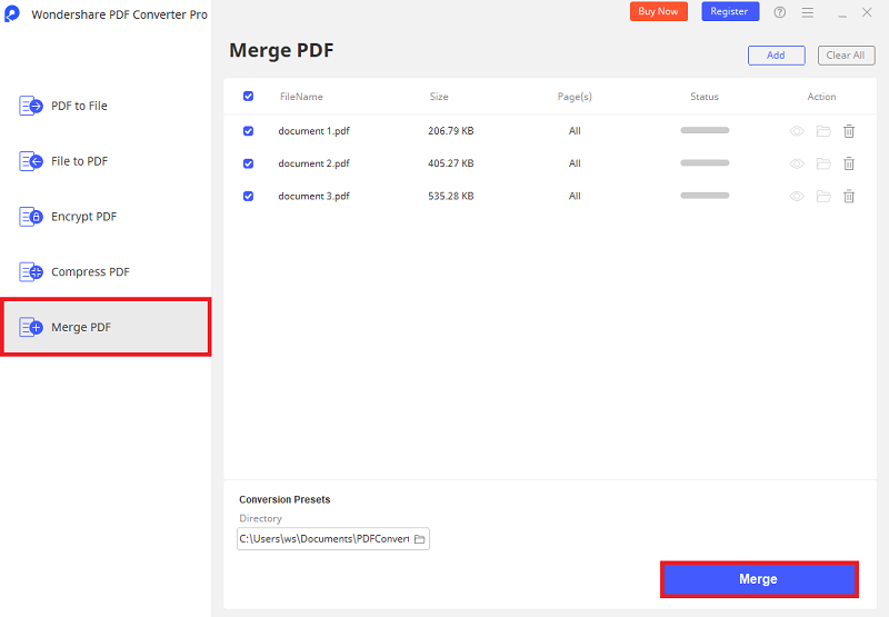 How do you convert a file into a PDF?