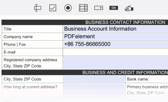 form field pdf creator mac