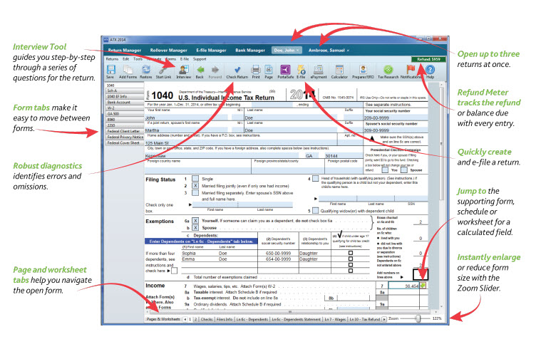 best computer software online for irs