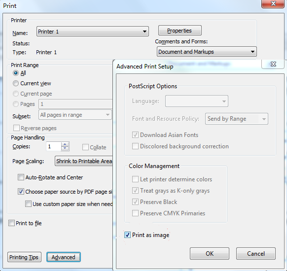 How To Print Pdf As Image In Adobe Acrobat Reader
