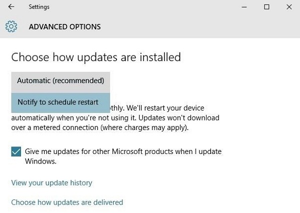windows 10 auto updates