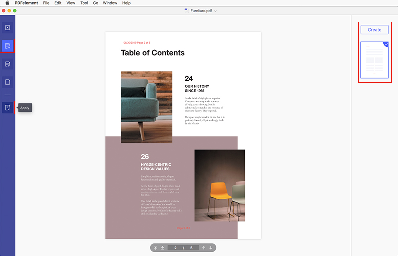 add header footer