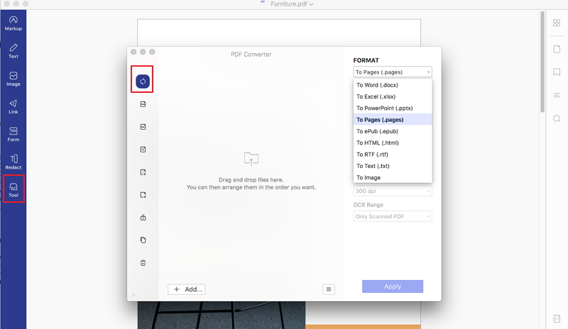 free convert pdf to mac pages