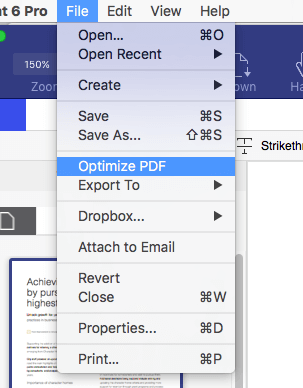 compressing pdf in preview