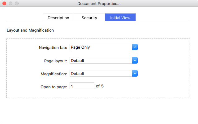 How to Open PDF with or without Bookmarks Showing on Mac