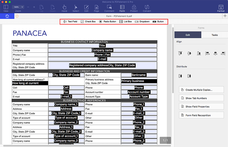 pdf element for mac