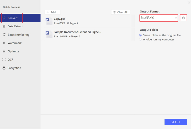 transfer pdf to excel