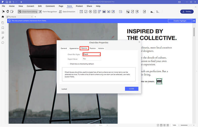 how to create fillable word document