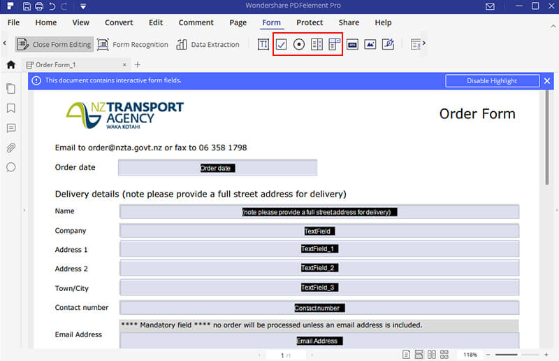 make blank lines for form on microsoft word mac