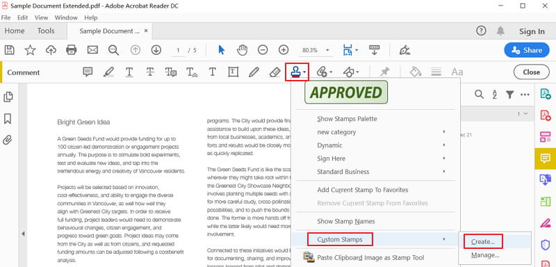 adobe acrobat stamp tool 3.1 download