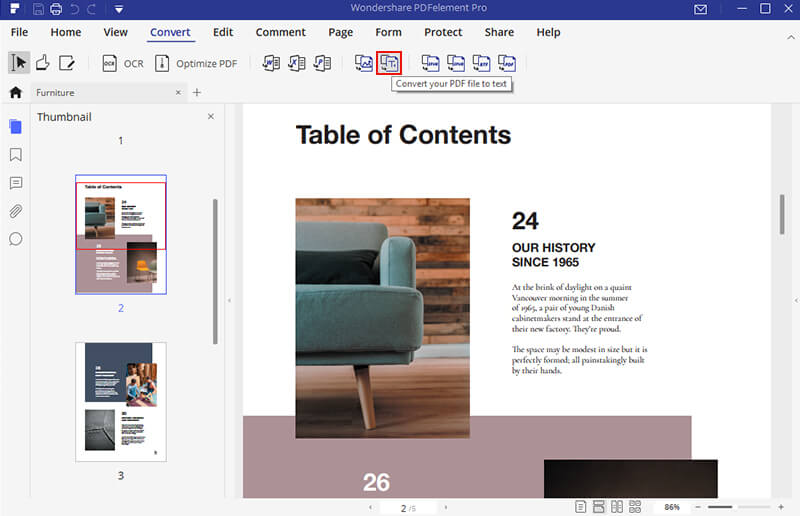 google docs convert pdf to text