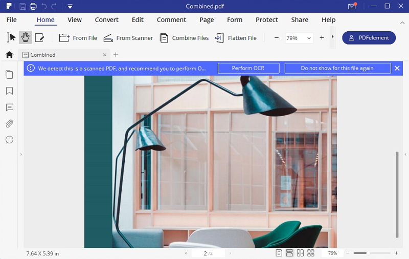 how to create pdf from png