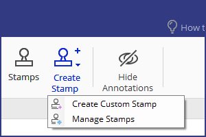  add a stamp to pdf page