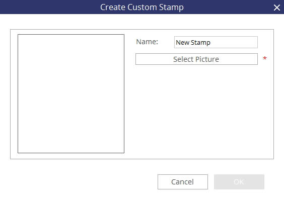 create pdf signature stamp