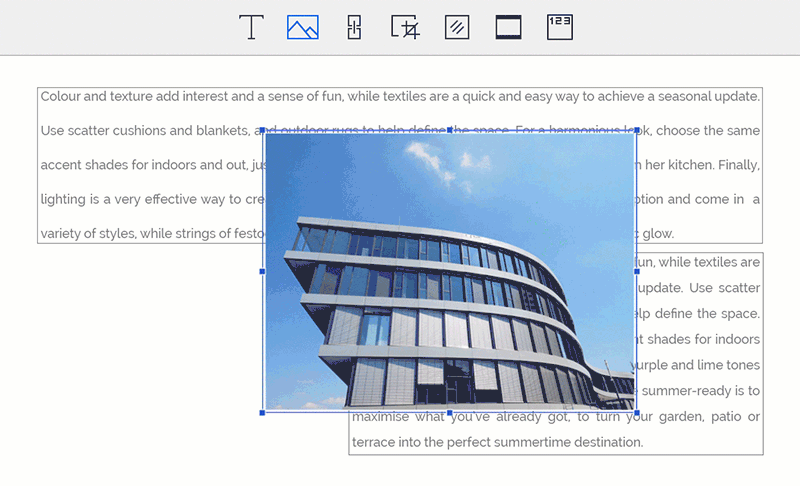 resize image in indesign