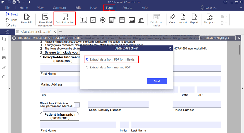 excel data from pdf extract to how PDF from Easiest PDFelement Wondershare Data to Extract Ways